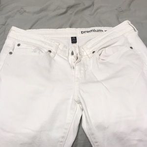 Gap White denim jeans